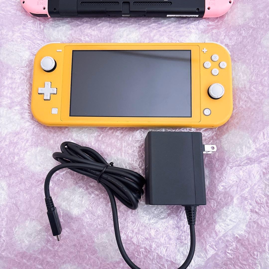 Switchライト　イエロー+充電器