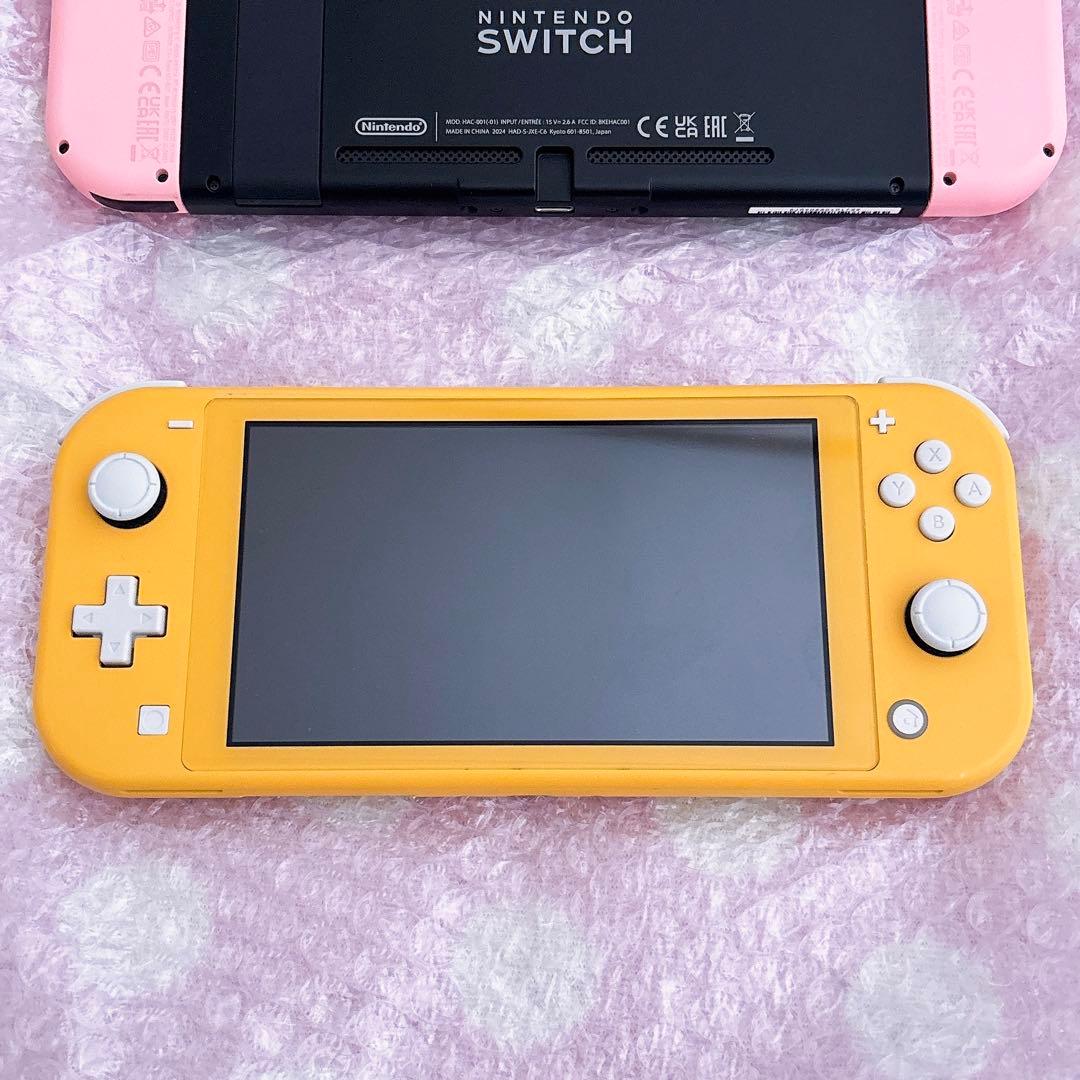 Switchライト　イエロー+充電器