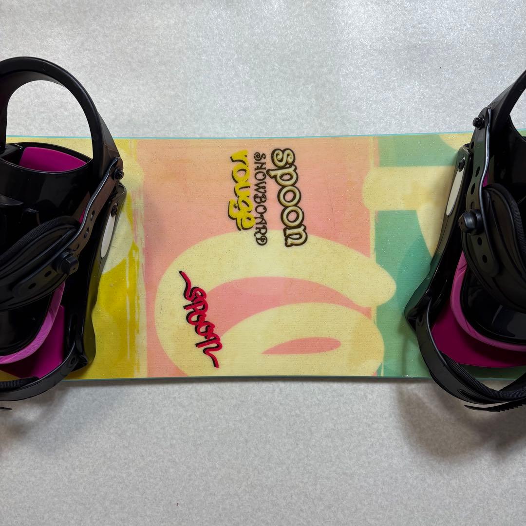 spoon rouge スノーボード 142cm S/Mビンディング レディース