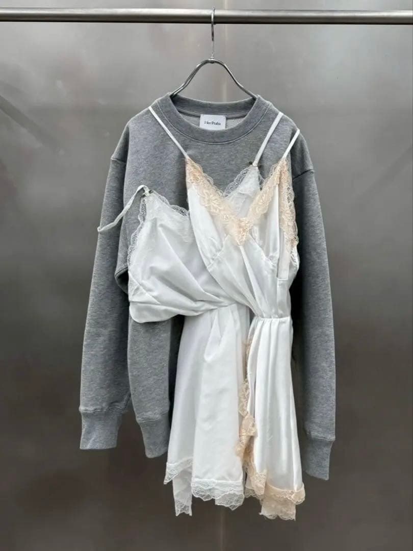 LITMUS herpraha ランジェリードッキングスウェット