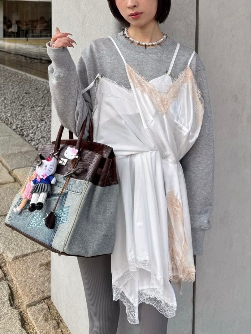 LITMUS herpraha ランジェリードッキングスウェット