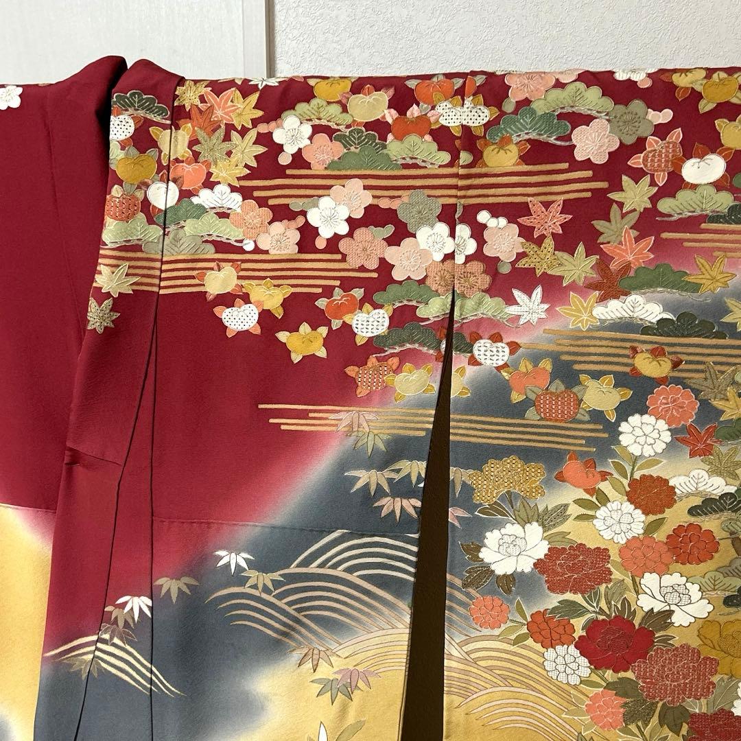 d*4様 【彦兵衛mini】8,000円スタート！逸品！裄70cm！汕頭刺繍・正