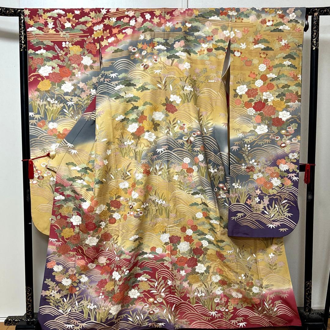 d*4様 【彦兵衛mini】8,000円スタート！逸品！裄70cm！汕頭刺繍・正