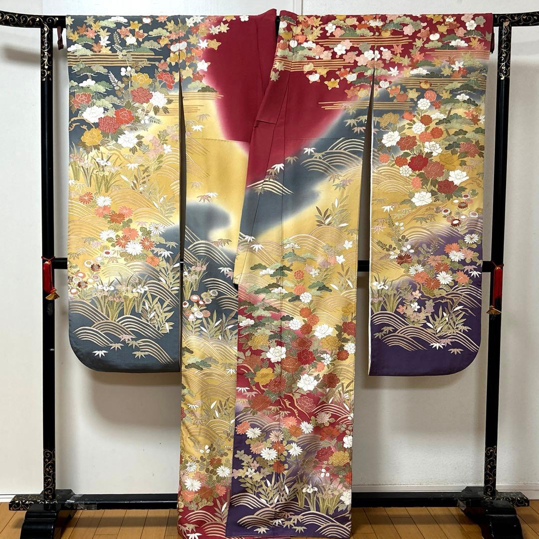 d*4様 【彦兵衛mini】8,000円スタート！逸品！裄70cm！汕頭刺繍・正