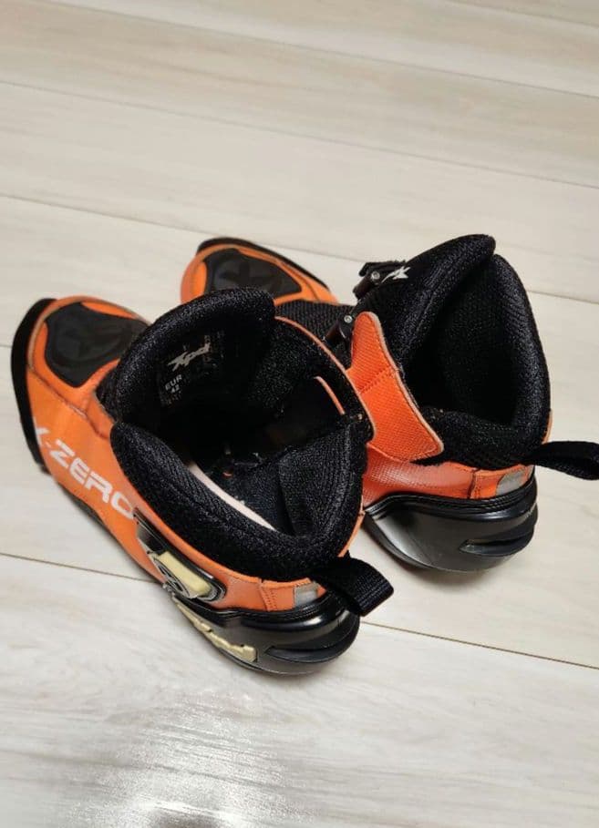 XPD ライディングブーツ RSタイチ バイク用 オレンジ 26.5cm