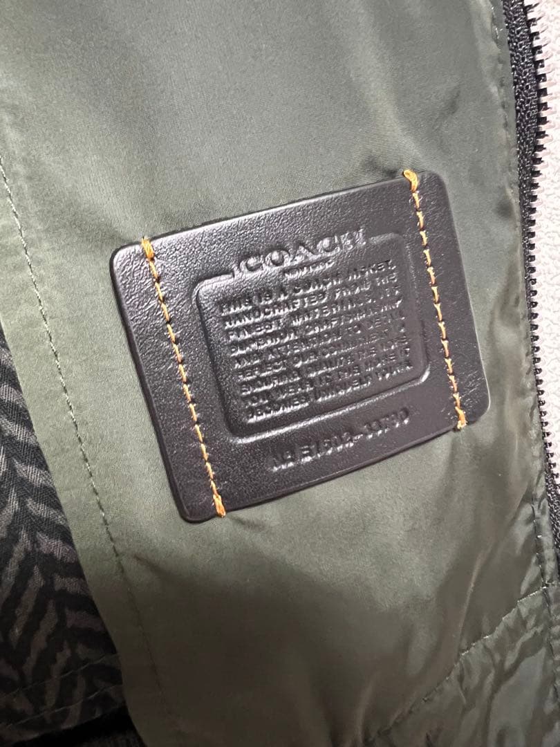 COACH MA-1 フライトジャケット オリーブグリーン