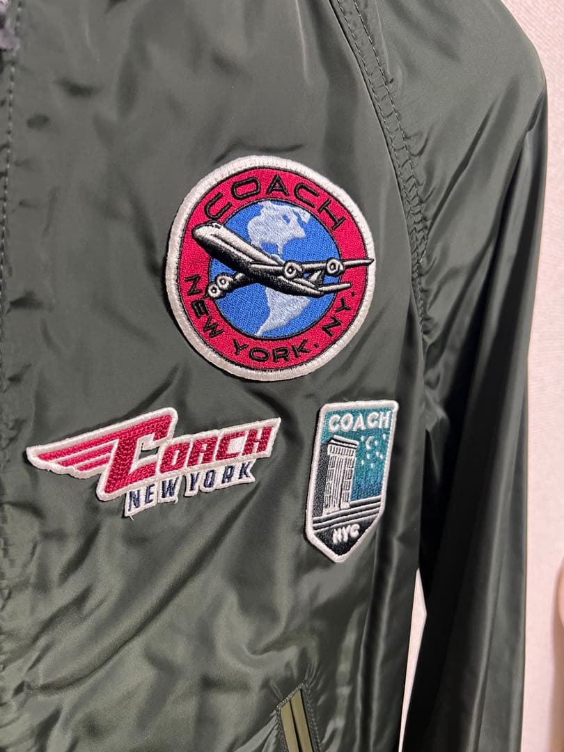 COACH MA-1 フライトジャケット オリーブグリーン