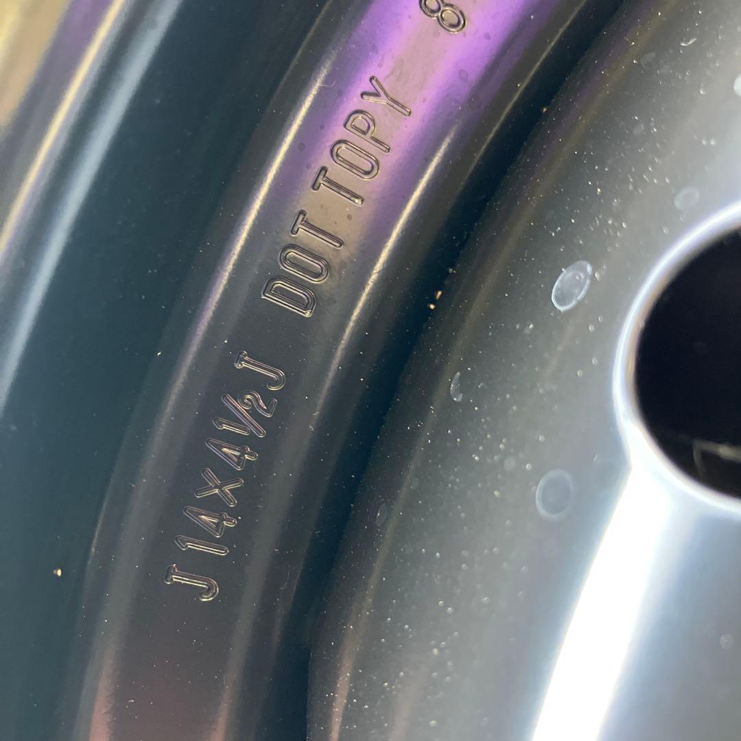 スズキ スペーシア新車外しホイール4本セット 14インチ鉄ホイール