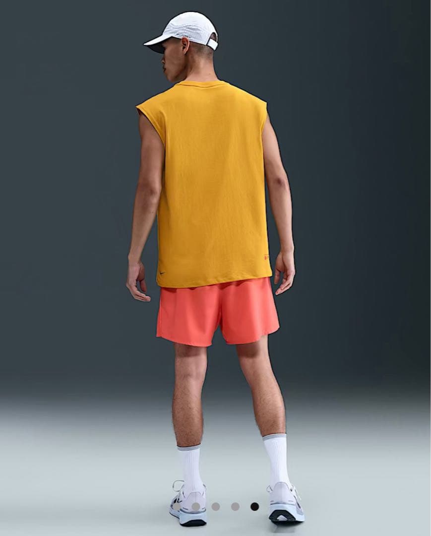 新品未使用 NIKE メンズ Dri-FIT ノースリーブ ランニング Tシャツ