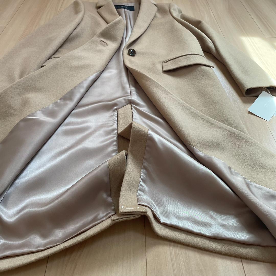 新品 ノーリーズ Sophi カシミア混コート キャメル 36 日本製 秋冬