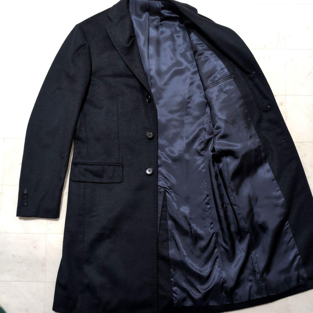 RING JACKET リングヂャケット カシミヤ100% チェスター コート