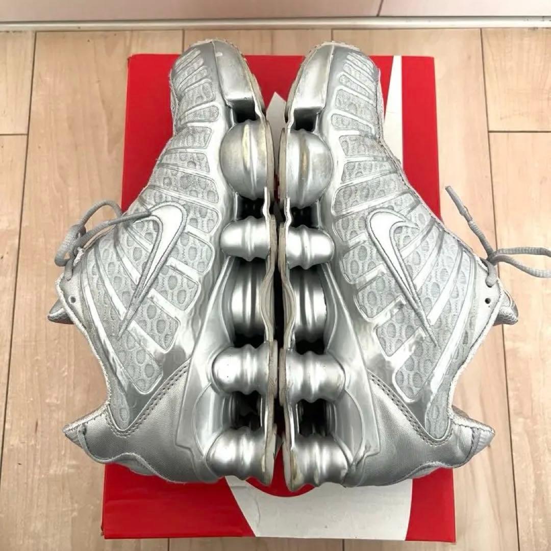 NIKE SHOXX TL 24.5cm シルバー