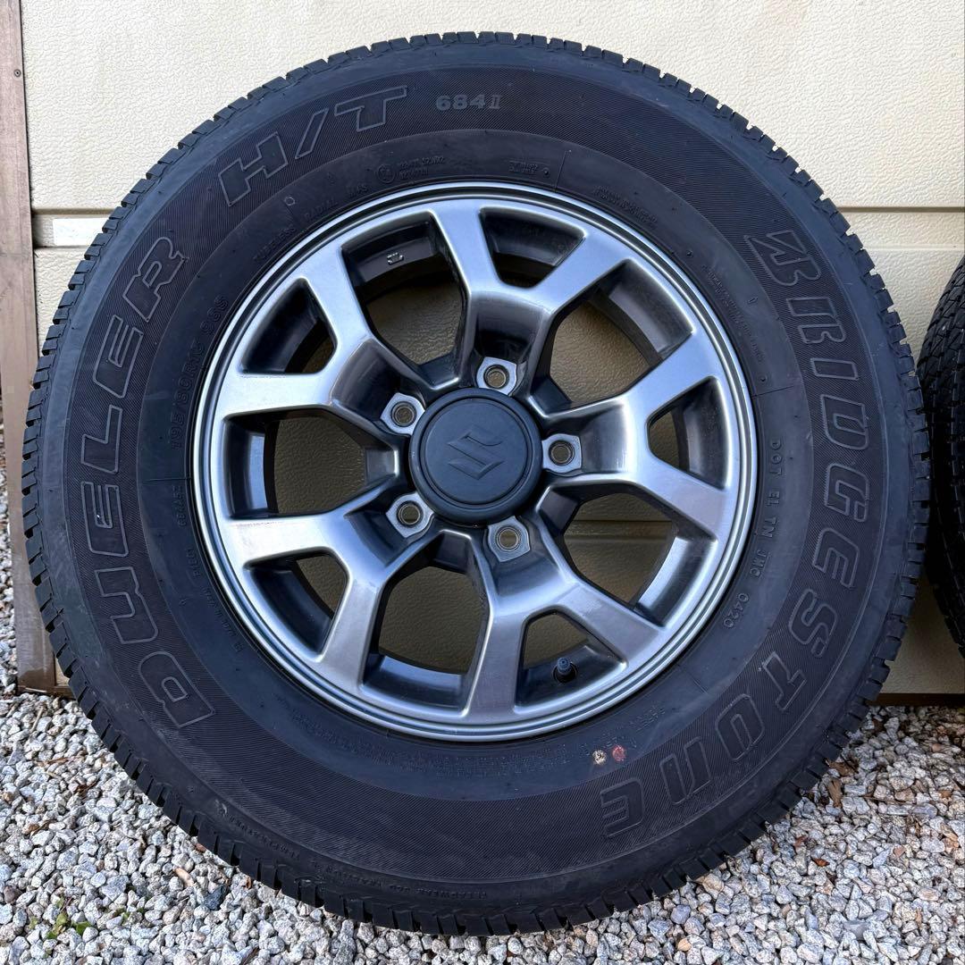 【半額】ジムニーホイール シエラ ブリヂストン 純正 4本 タイヤ 美品