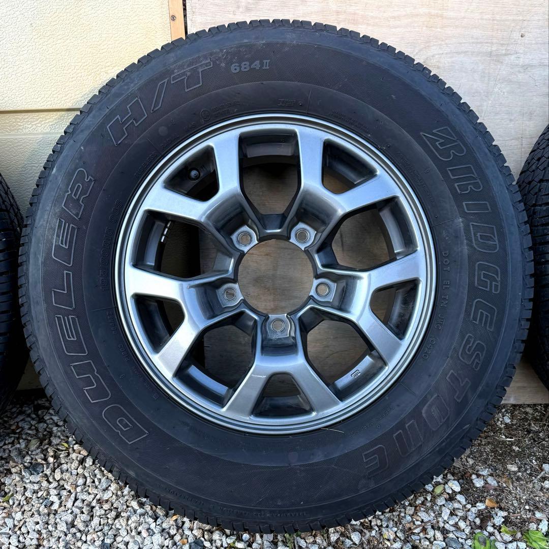 【半額】ジムニーホイール シエラ ブリヂストン 純正 4本 タイヤ 美品