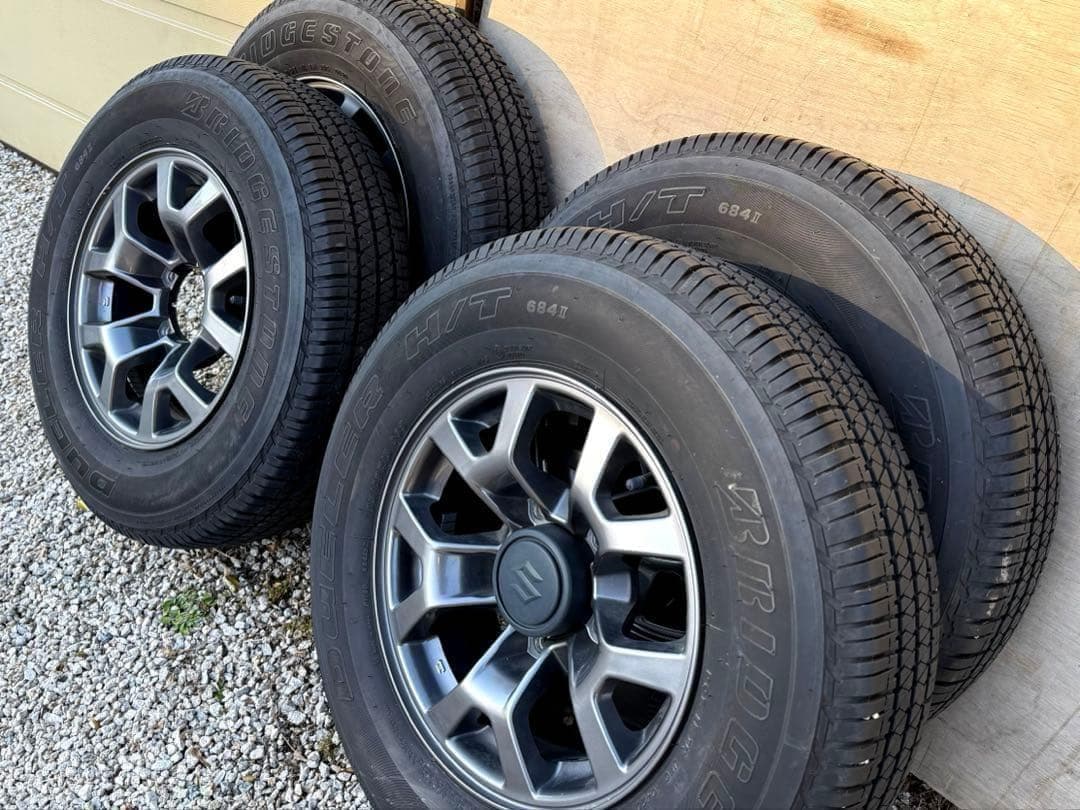 【半額】ジムニーホイール シエラ ブリヂストン 純正 4本 タイヤ 美品