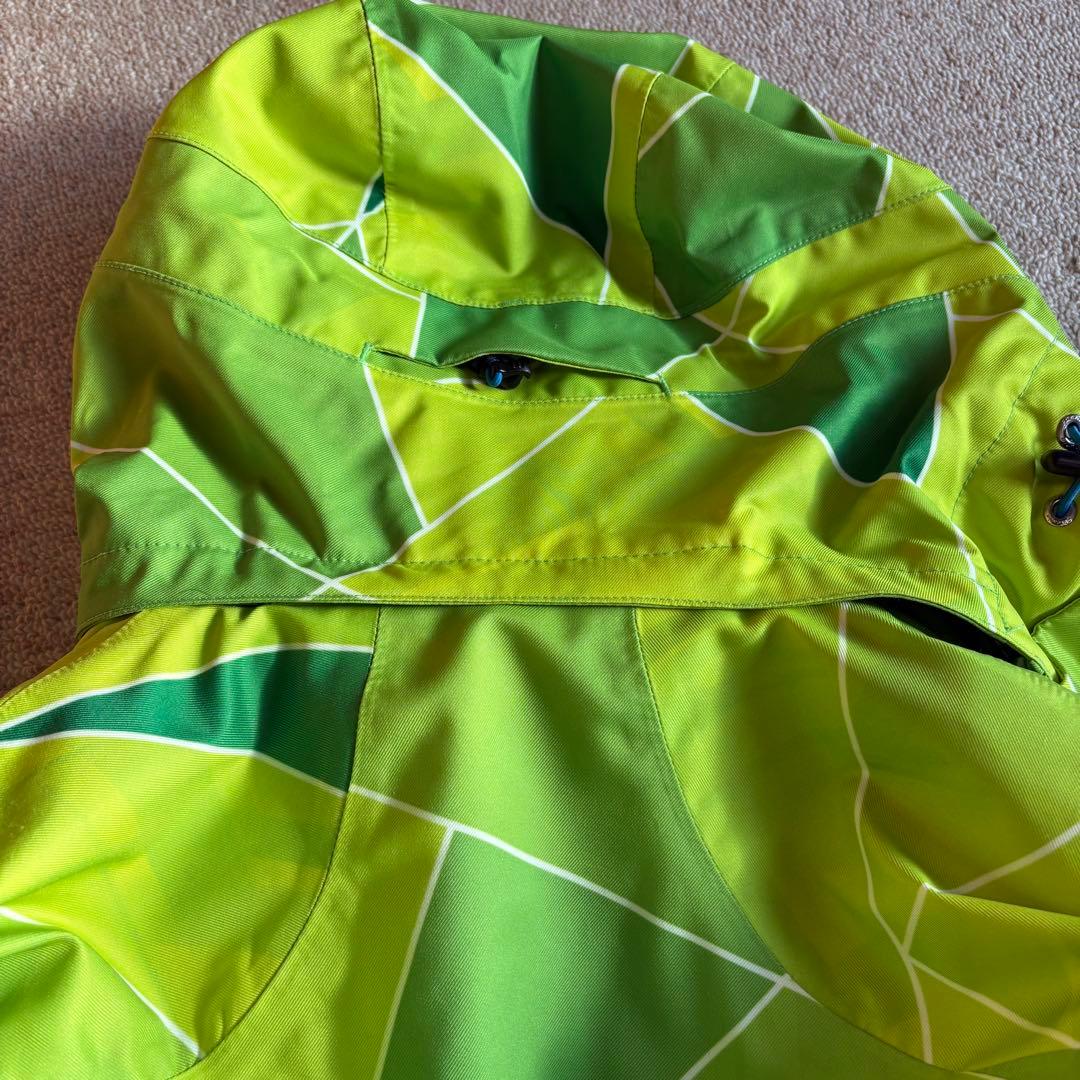 【phenix 】蛍光グリーン スキーウェア 上下セット サイズS ユニセックス