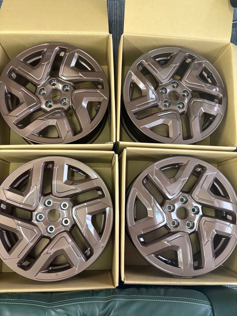 【SL型フォレスター新車外し】ブロンズ18インチ純正ホイールその③