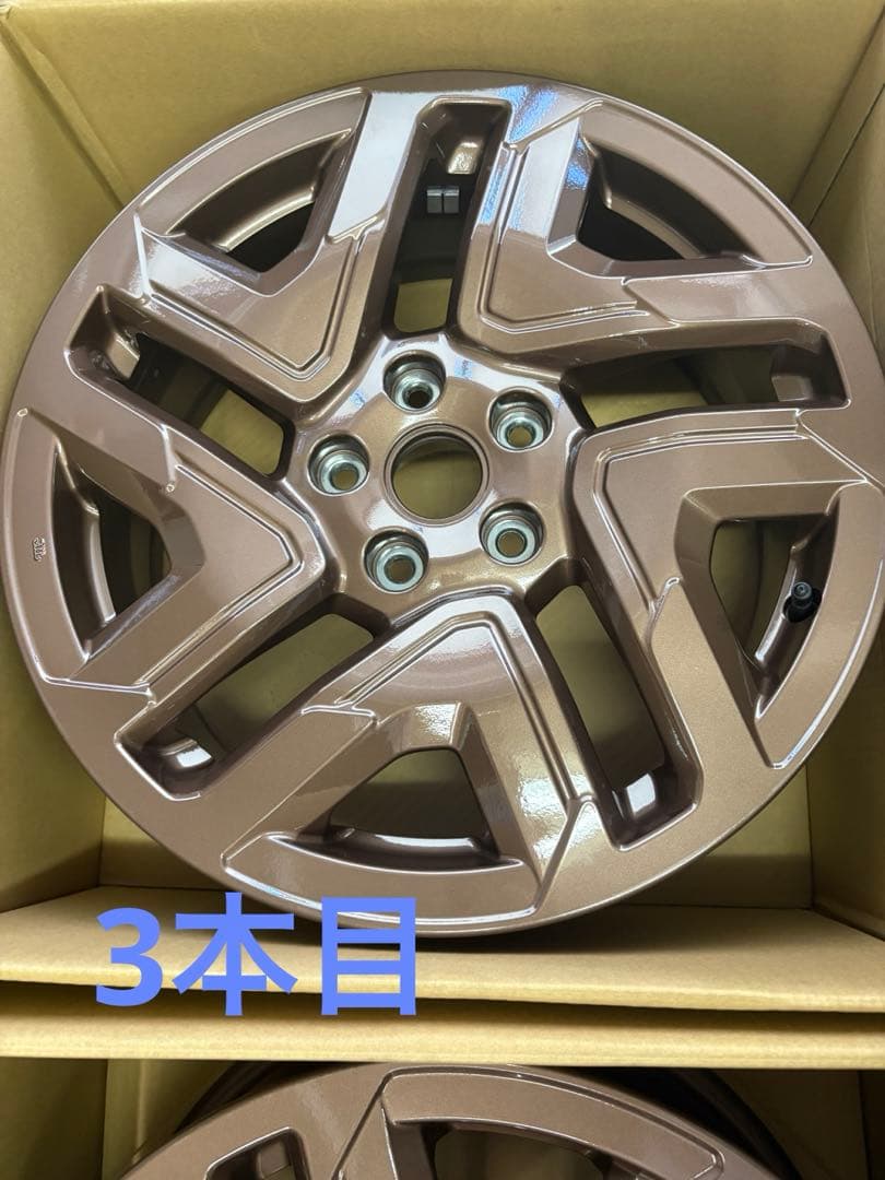【SL型フォレスター新車外し】ブロンズ18インチ純正ホイールその③