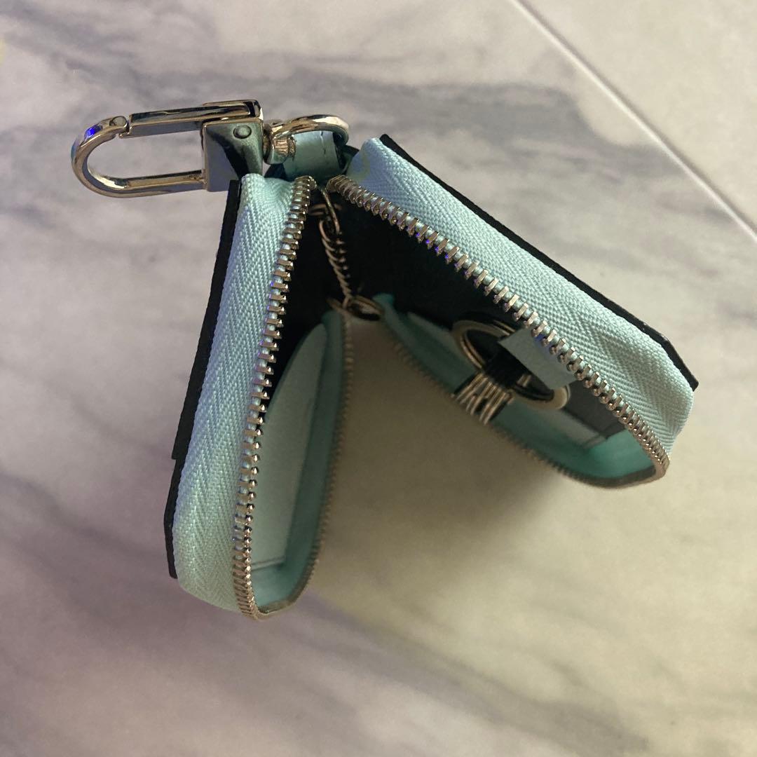 【新品未使用】定価2.2万L'arcobaleno ラベンダーレザー キーケース