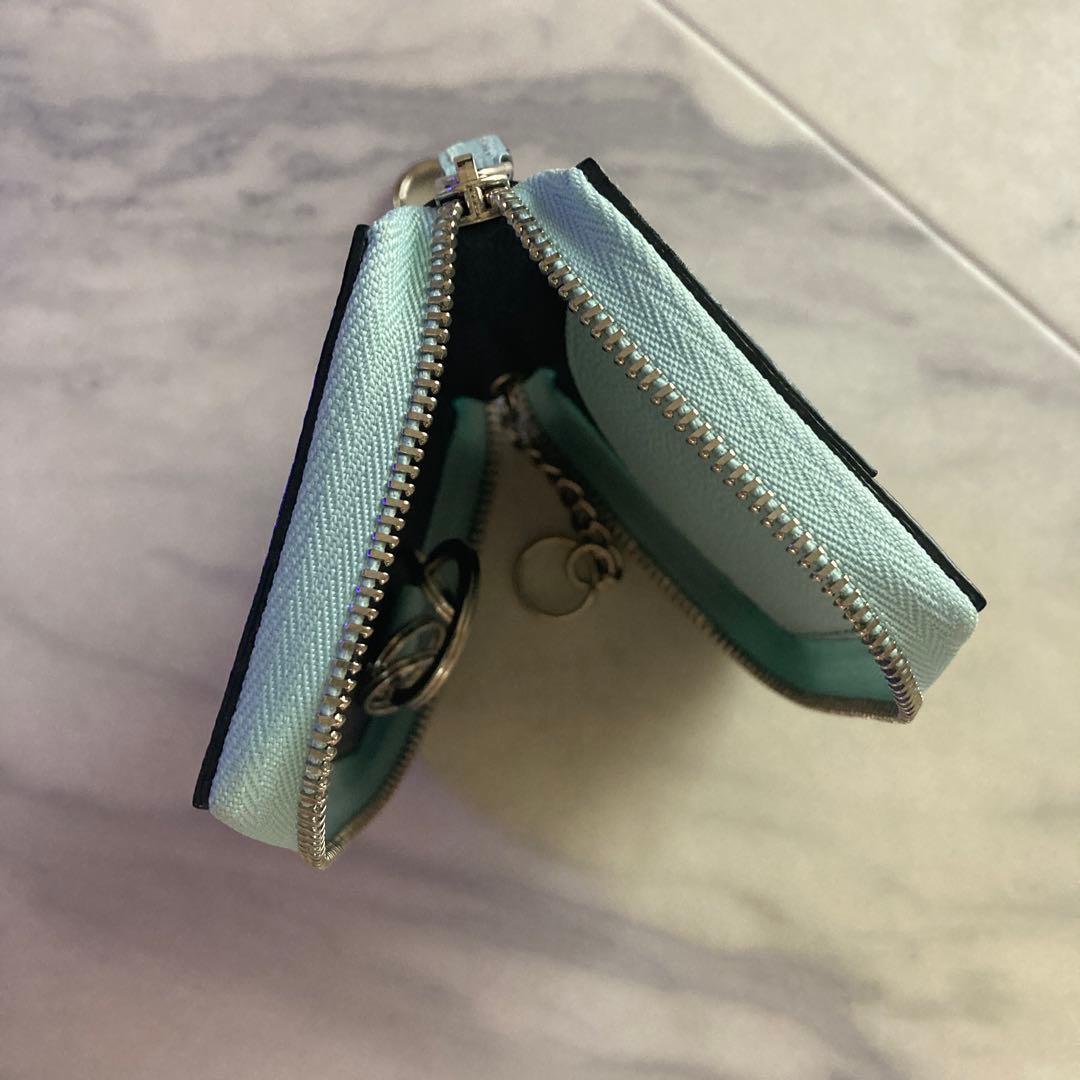 【新品未使用】定価2.2万L'arcobaleno ラベンダーレザー キーケース