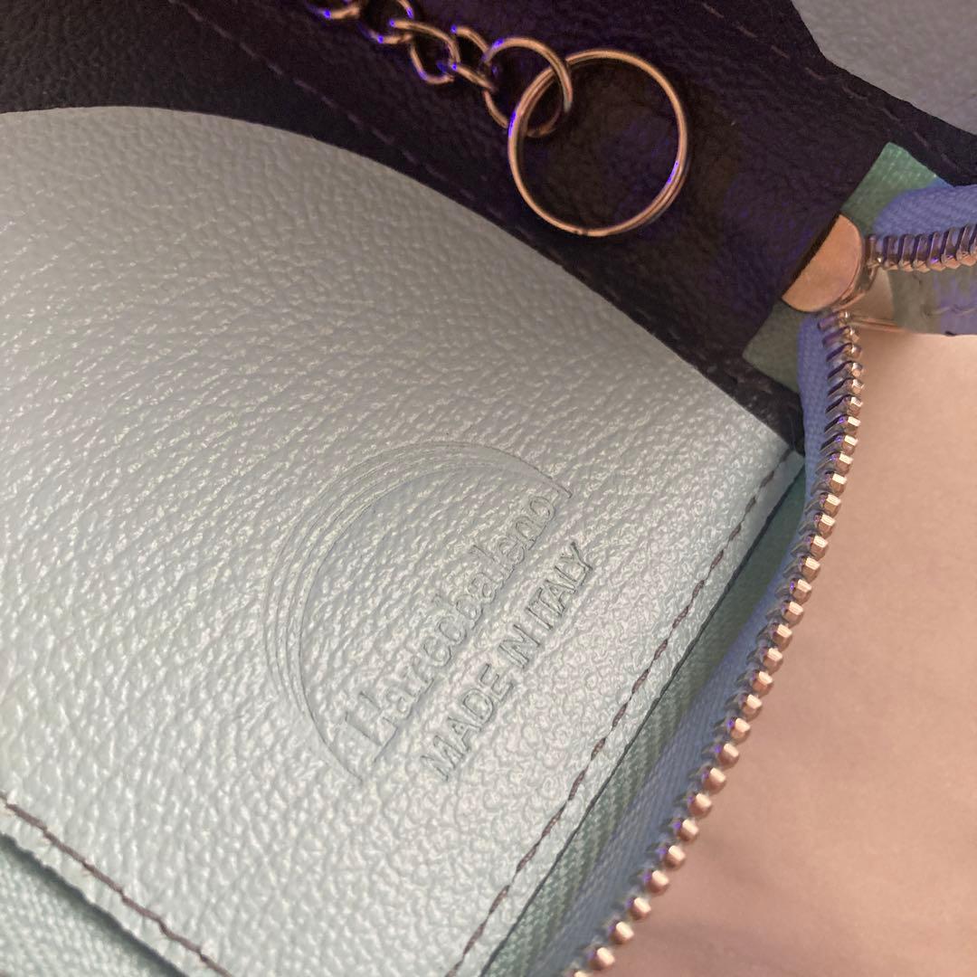 【新品未使用】定価2.2万L'arcobaleno ラベンダーレザー キーケース