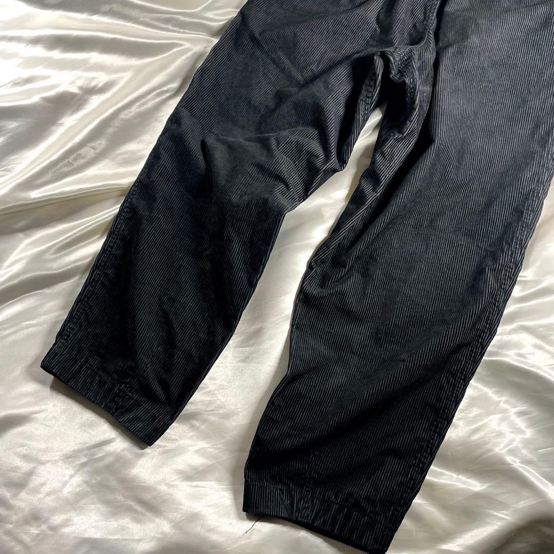 美品　ノースフェイスパープルレーベル　ナナミカ　ワイドパンツ　コーデュロイ　黒