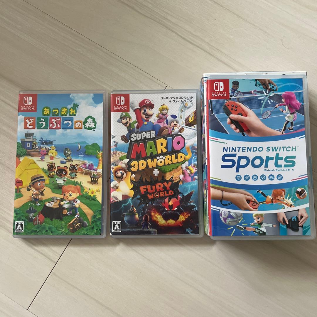 あつまれ どうぶつの森 + スポーツ + マリオ Switchソフトまとめ