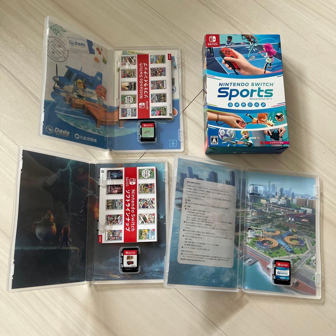 あつまれ どうぶつの森 + スポーツ + マリオ Switchソフトまとめ