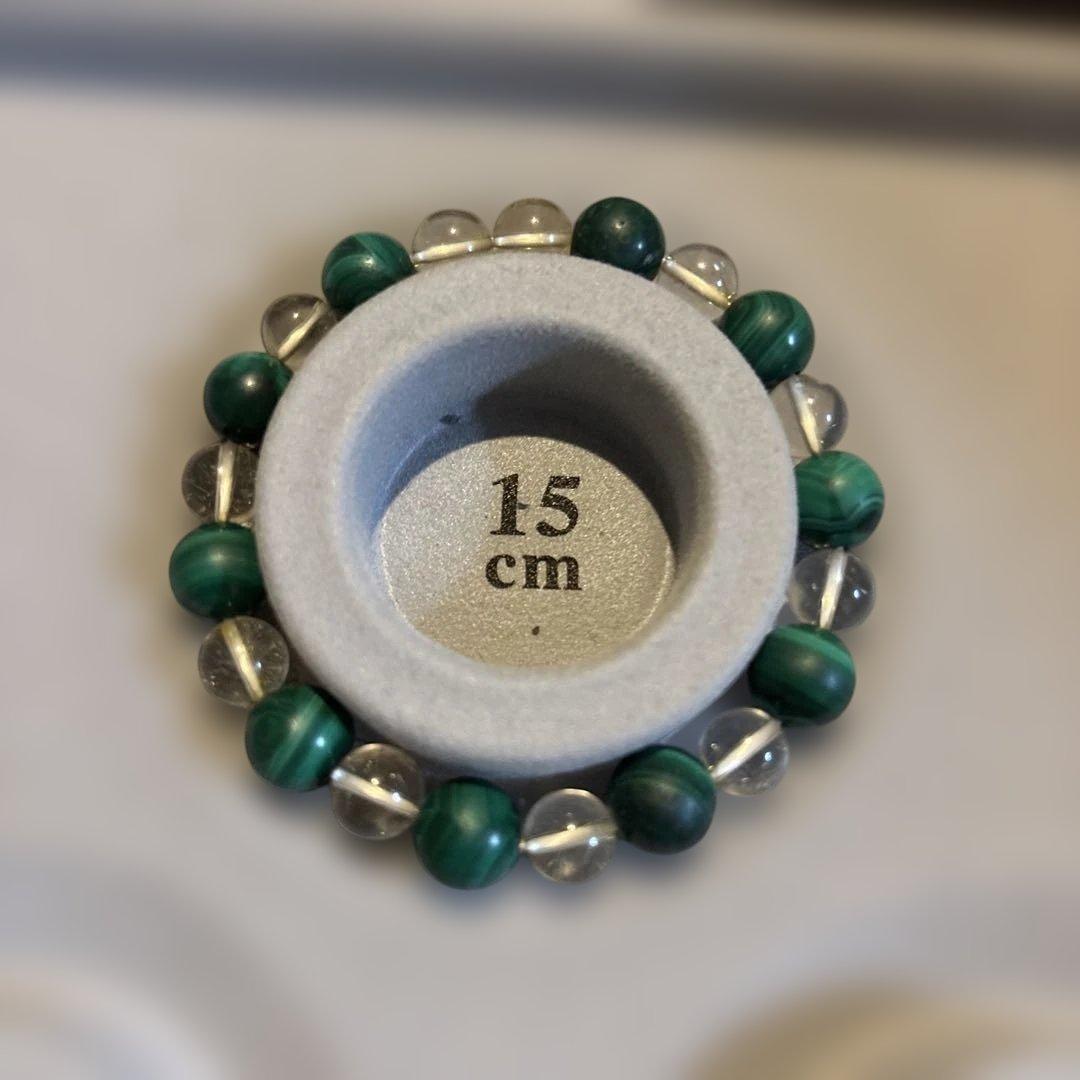 マラカイトと水晶たん！綺麗！すっごいズンとくる！