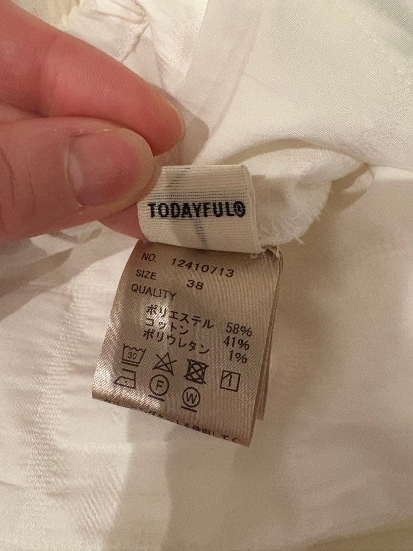 TODAYFUL プレイドカーゴパンツ