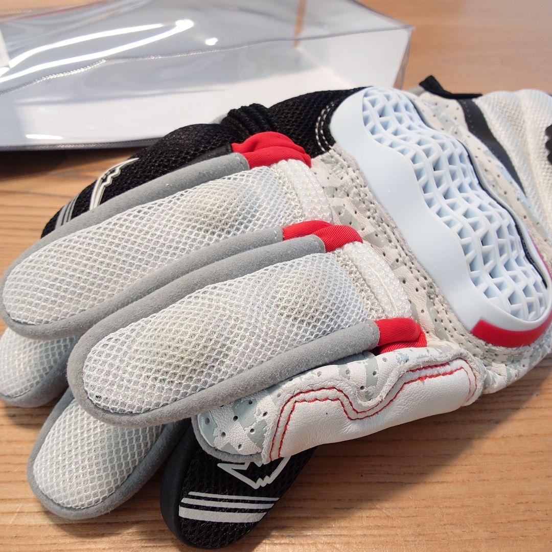 未使用！クシタニ インベンティブメッシュグローブ ホワイト Lサイズ