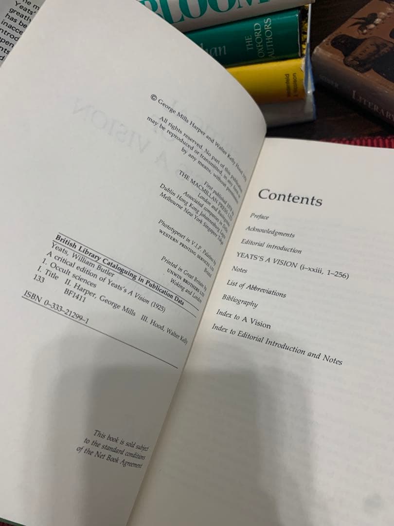 洋書 A Critical Edition of Yeats's A Vision