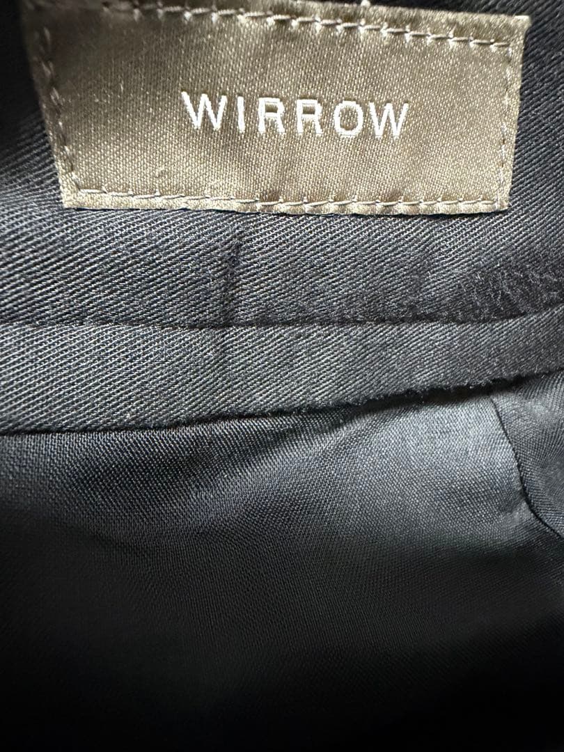 WIRROW wool serge wide taperd slacs サイズ2
