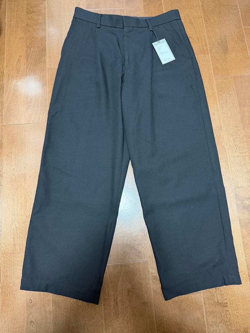 WIRROW wool serge wide taperd slacs サイズ2