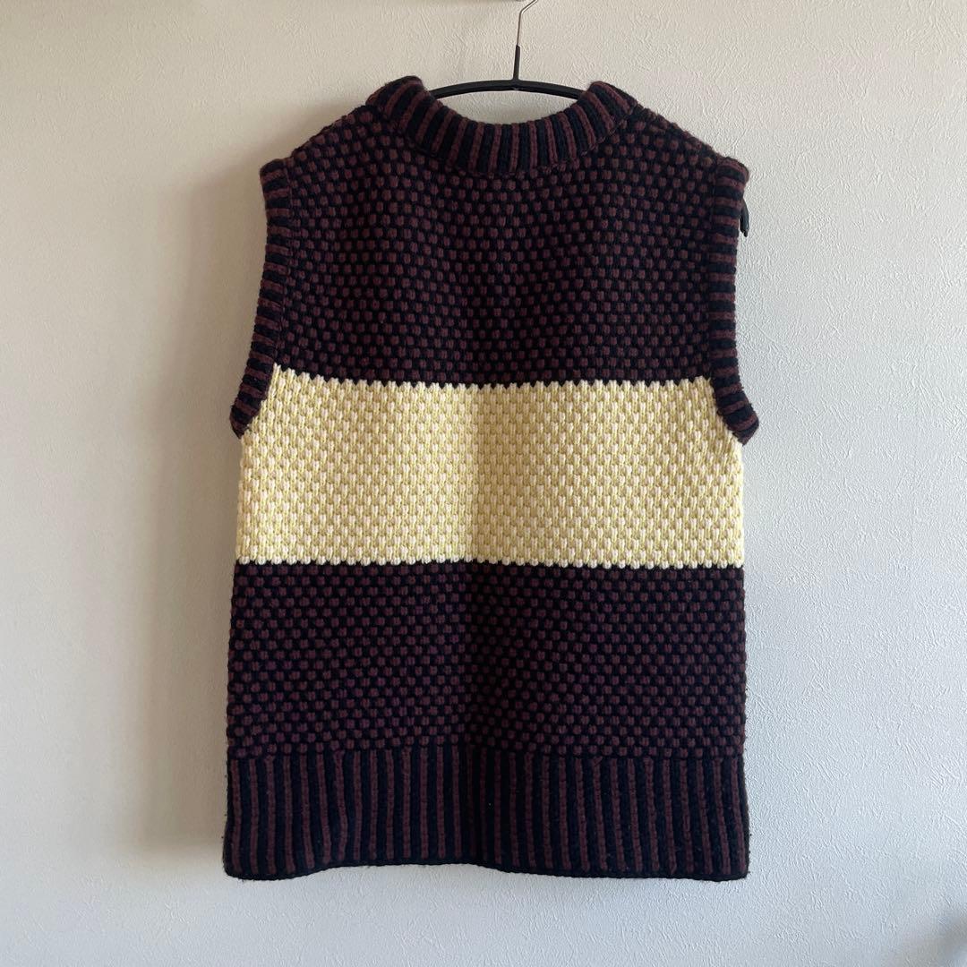 babacoウール100ニットベスト