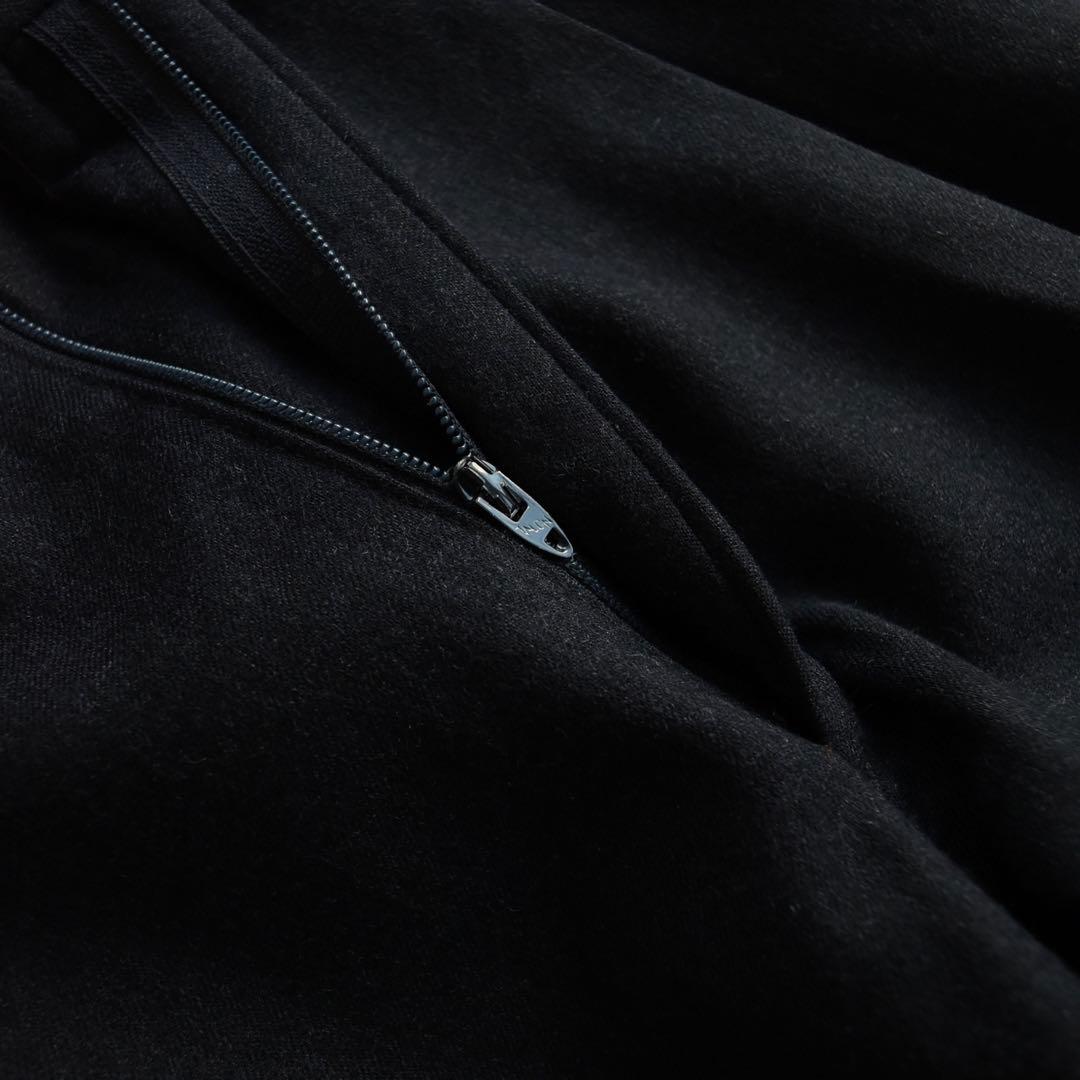 70s80s ノードストローム ウール ツータックスラックスネイビーW31L30