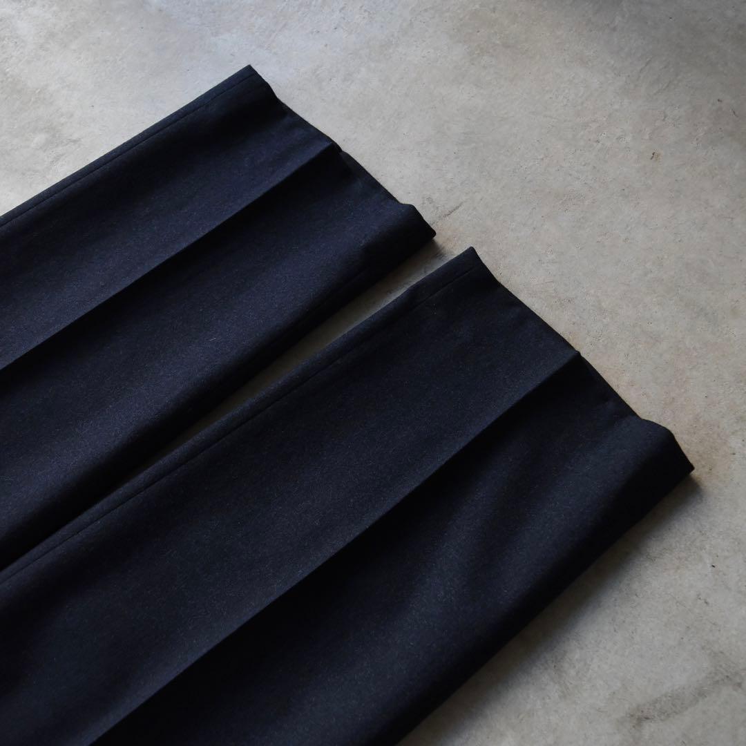 70s80s ノードストローム ウール ツータックスラックスネイビーW31L30