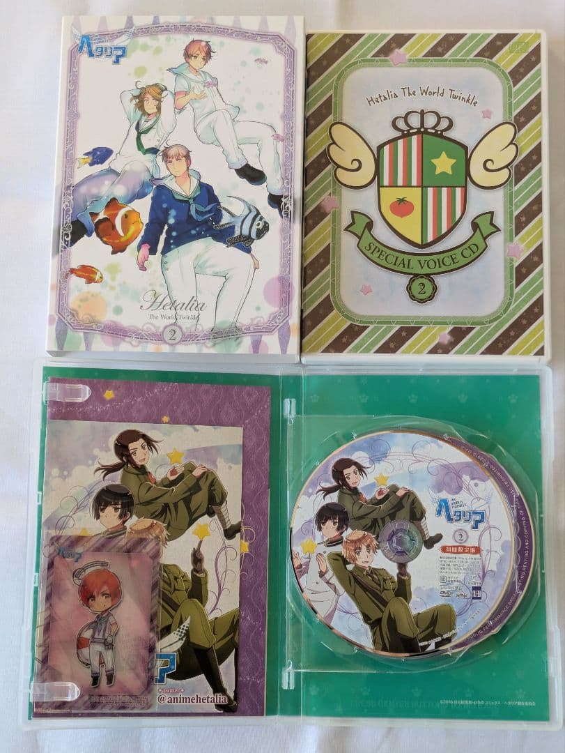 ね*)様 ヘタリア The World Twinkle アニメイト限定版 全3巻