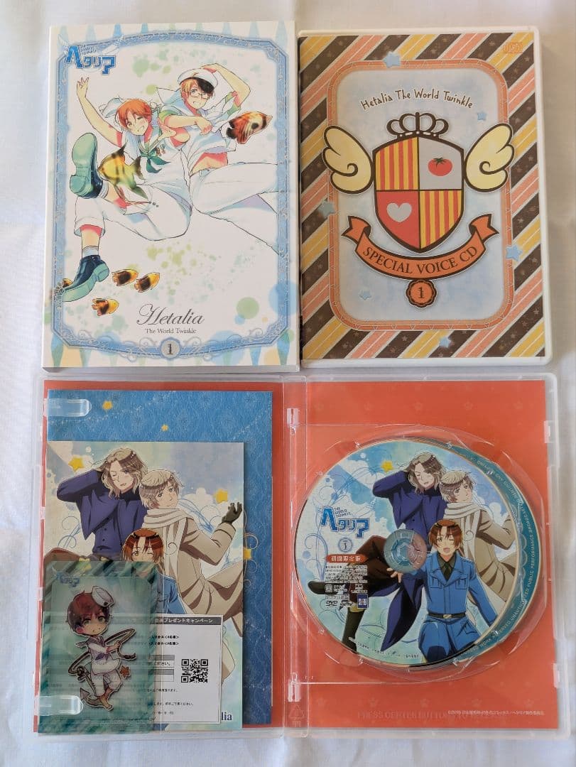 ね*)様 ヘタリア The World Twinkle アニメイト限定版 全3巻