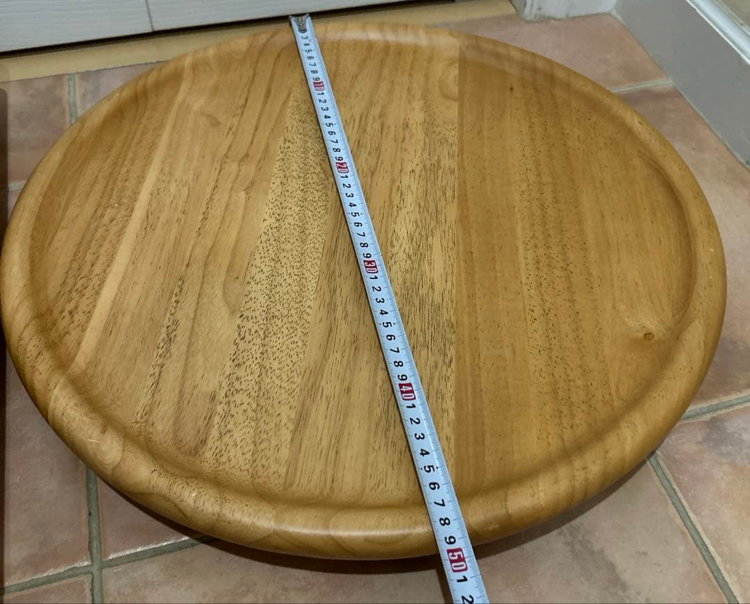 【manikoさま専用】北欧デザイン 木製　サイドテーブル キャスター③付き