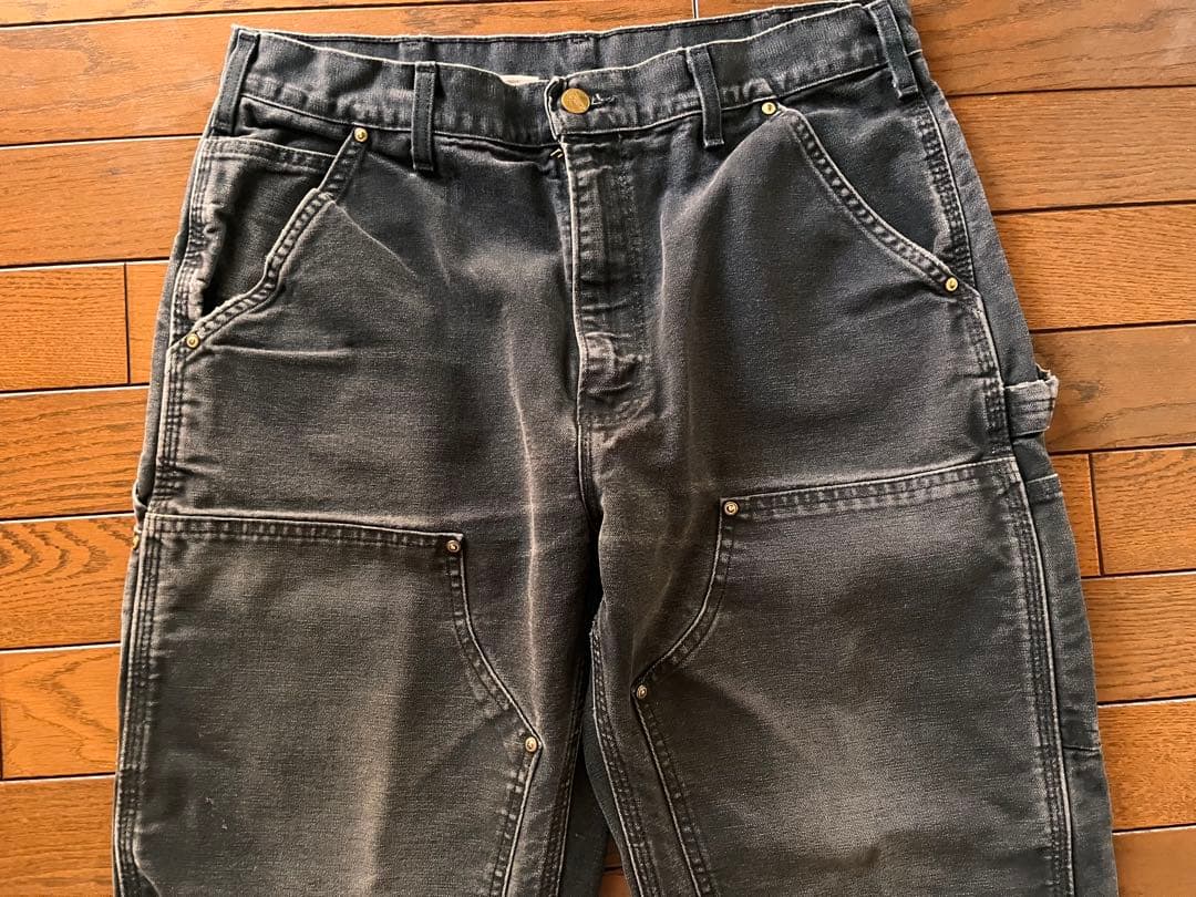 USA製！CARHARTT DOUBLEKNEE カーハートダブルニー　ブラック