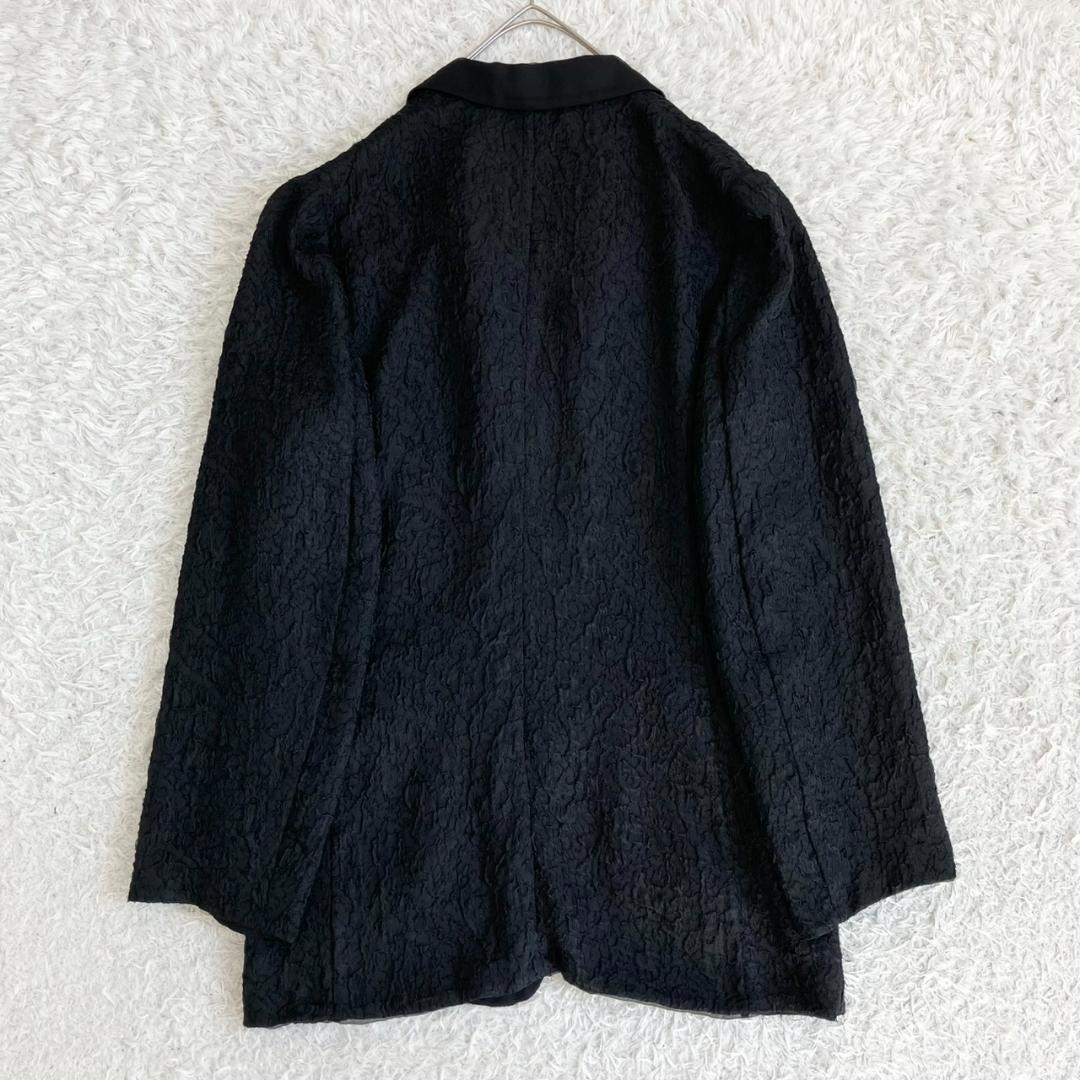 AD1990✨コムデギャルソン テーラードジャケット 総レース ブラック 黒 S