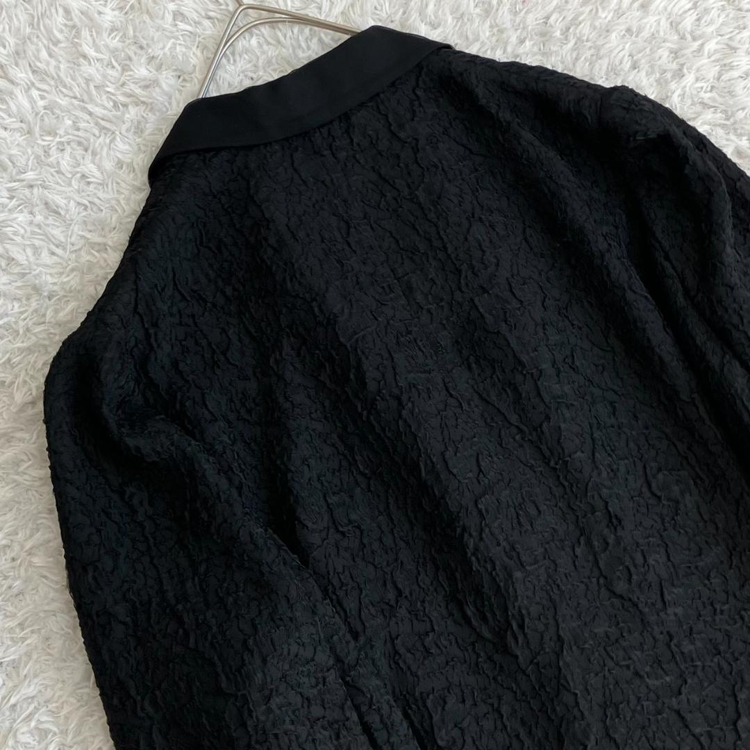 AD1990✨コムデギャルソン テーラードジャケット 総レース ブラック 黒 S