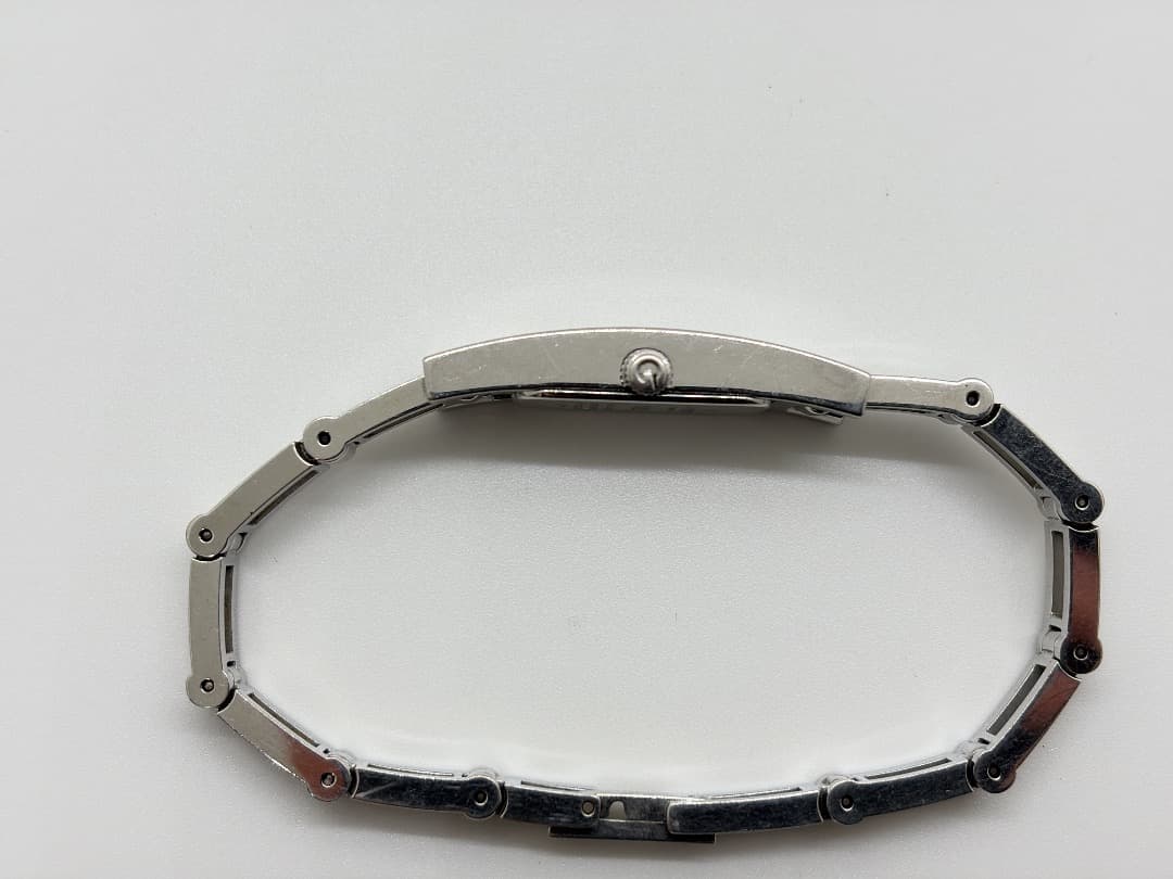 【新品電池】GUCCI 3900L シルバーブレス スクエア レクタングル