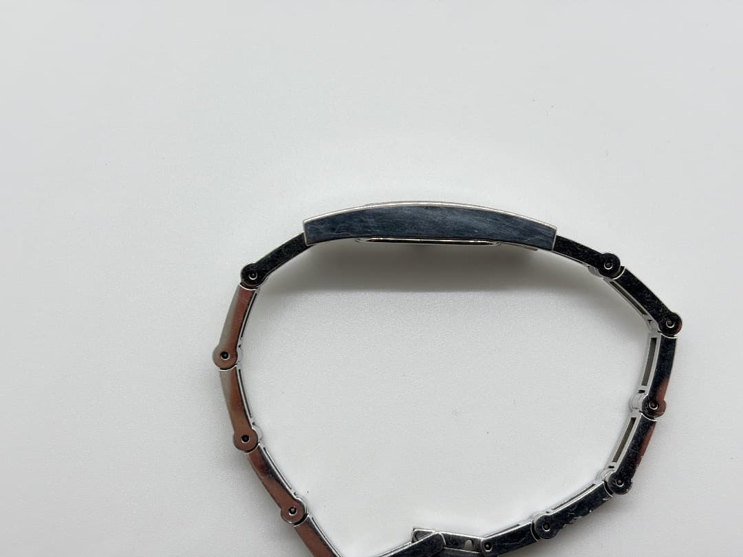 【新品電池】GUCCI 3900L シルバーブレス スクエア レクタングル