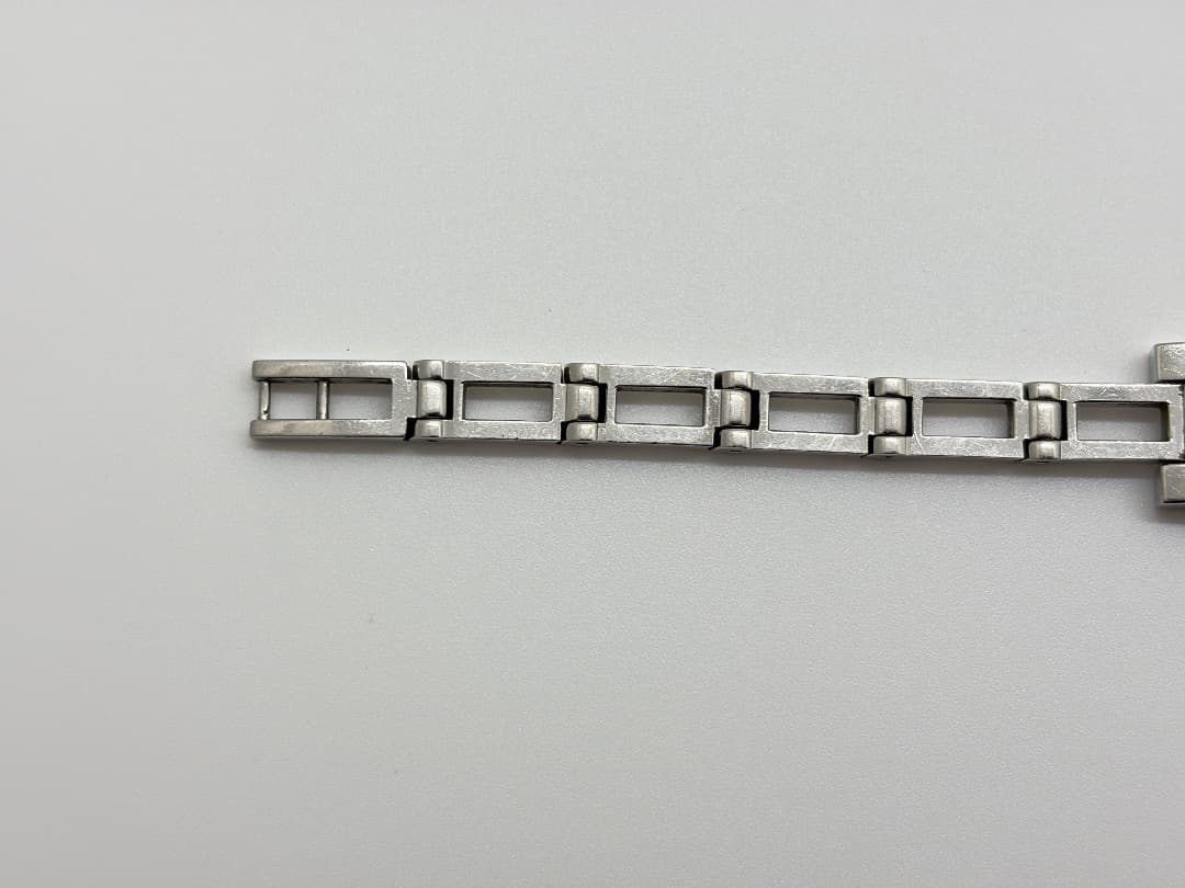 【新品電池】GUCCI 3900L シルバーブレス スクエア レクタングル