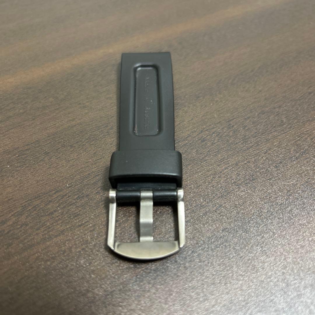 パネライ　純正ベルト　ラバー、バックル　ブラックカラー 40ミリ用