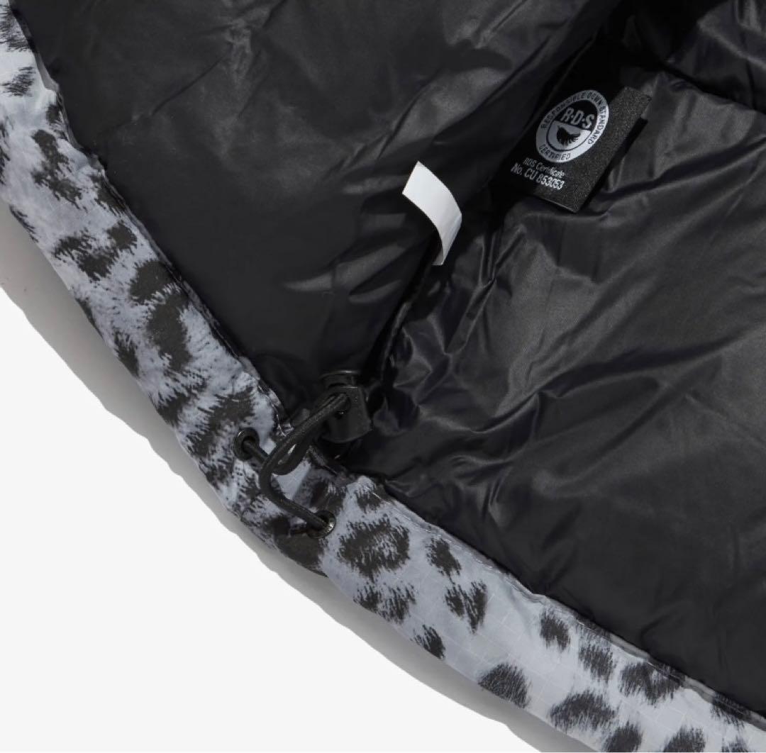 ノースフェイス ダウンベスト ノベルティーヌプシベスト 海外限定カラー　ヒョウ柄