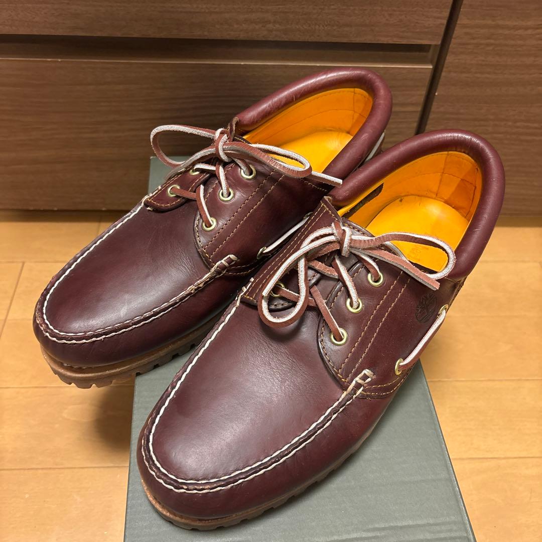 ティンバーランド　スリーアイ　クラッシックラグ　バーガンディー
