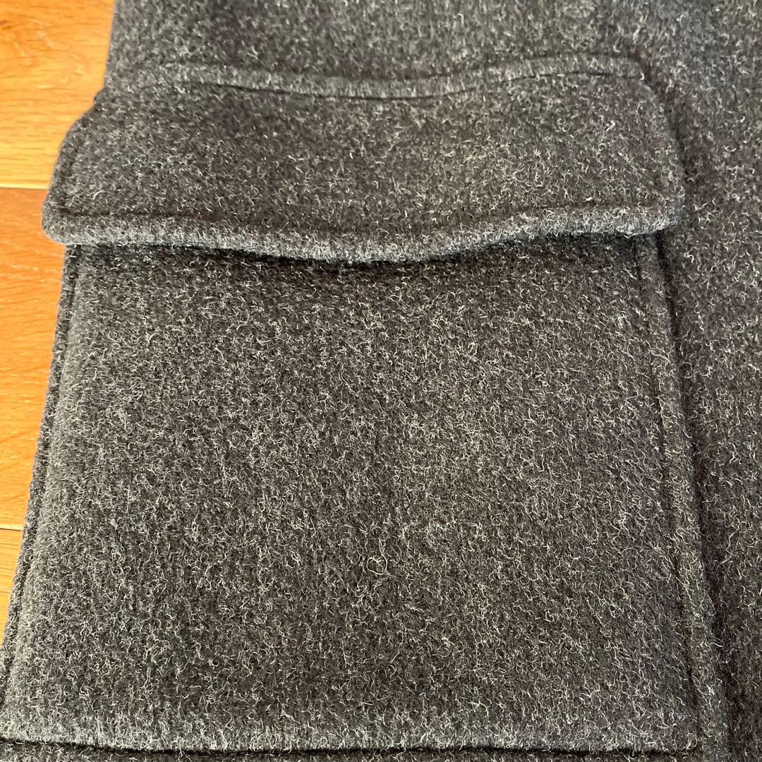 美品　グローバーオール ダッフルコート 裏地チェック 英国製